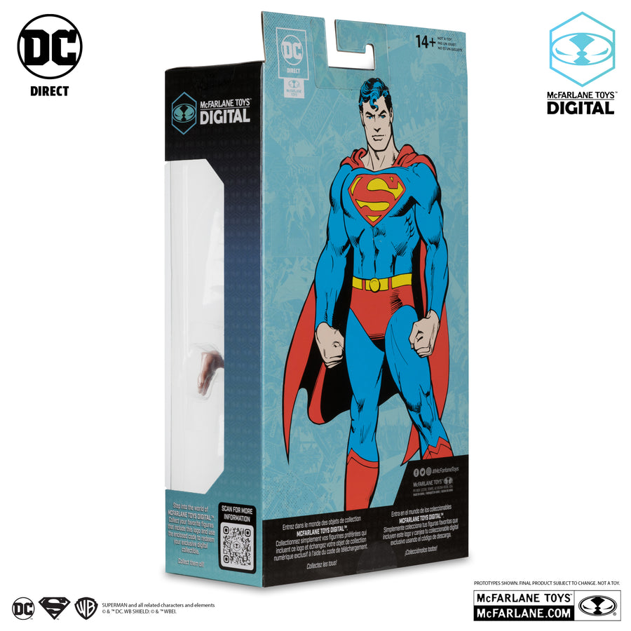 McFarlane Superman The Silver Age with McFarlane Toys Digital Collectible Action Figure