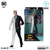 McFarlane Two Face Silver Age with Digital Collectible Platinum Chase Action Figure
