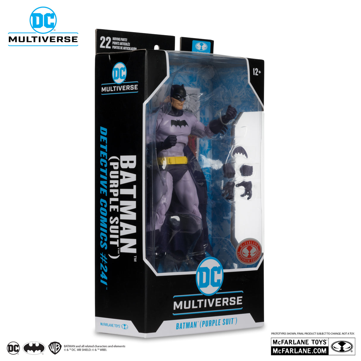 McFarlane Batman Purple Suit Red Platinum Edition Action Figure