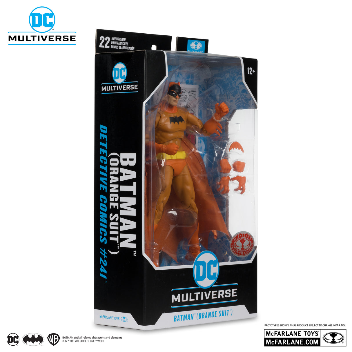 McFarlane Batman Orange Suit Red Platinum Edition Action Figure