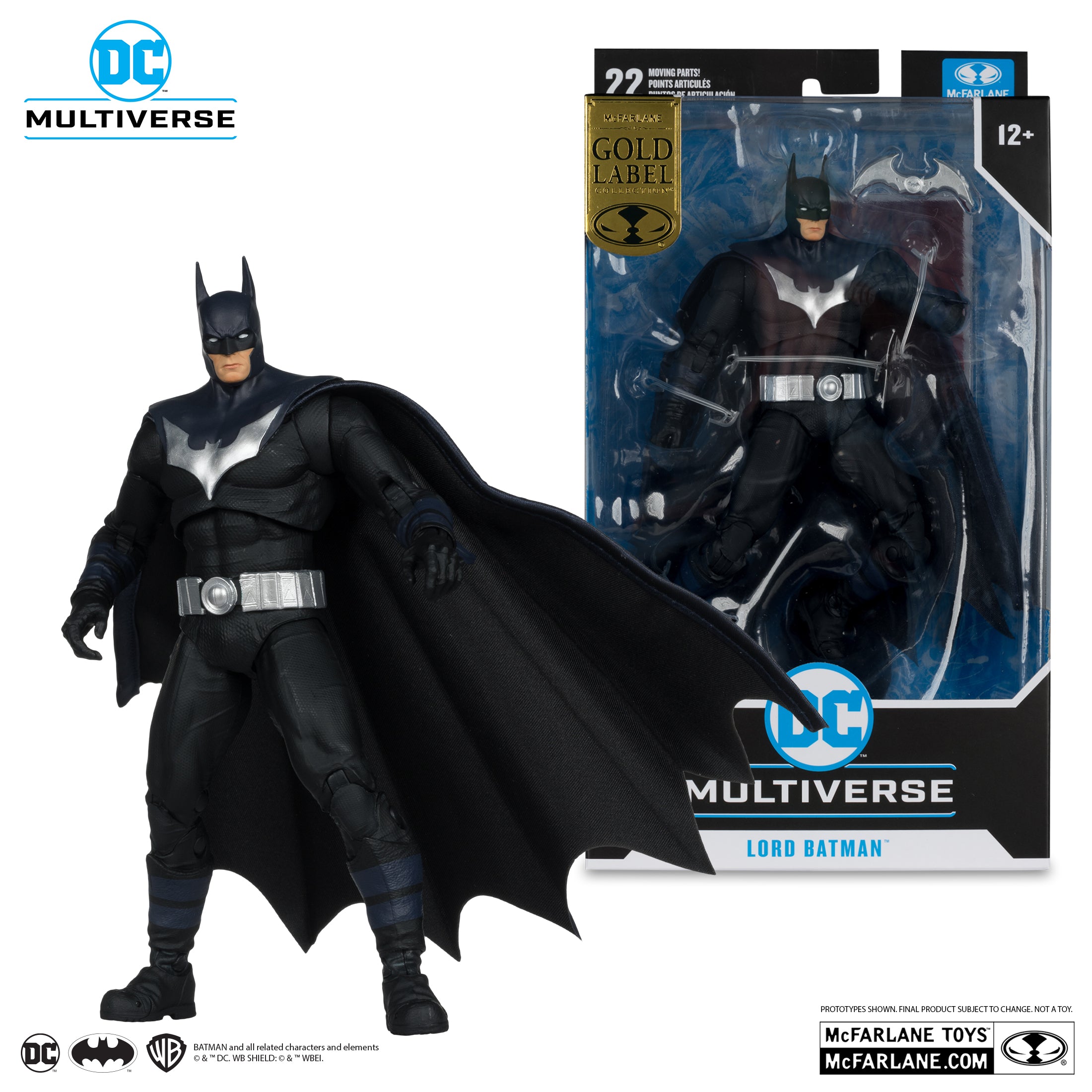 McFarlane Batman Justic Lords Gold Label Action Figure – Gold Dust