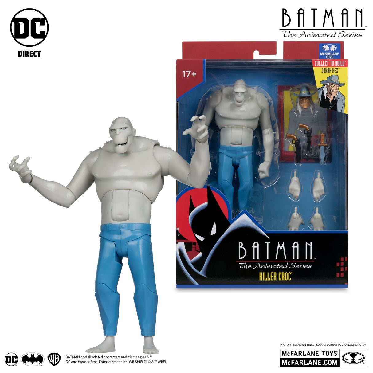 McFarlane Animated Batman Wave 5 Build a Figure Jonah Hex Full Set of 6 Action Figures