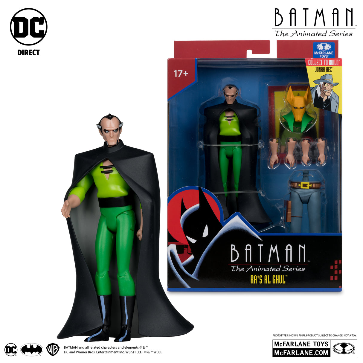 McFarlane Animated Batman Wave 5 Build a Figure Jonah Hex Full Set of 6 Action Figures