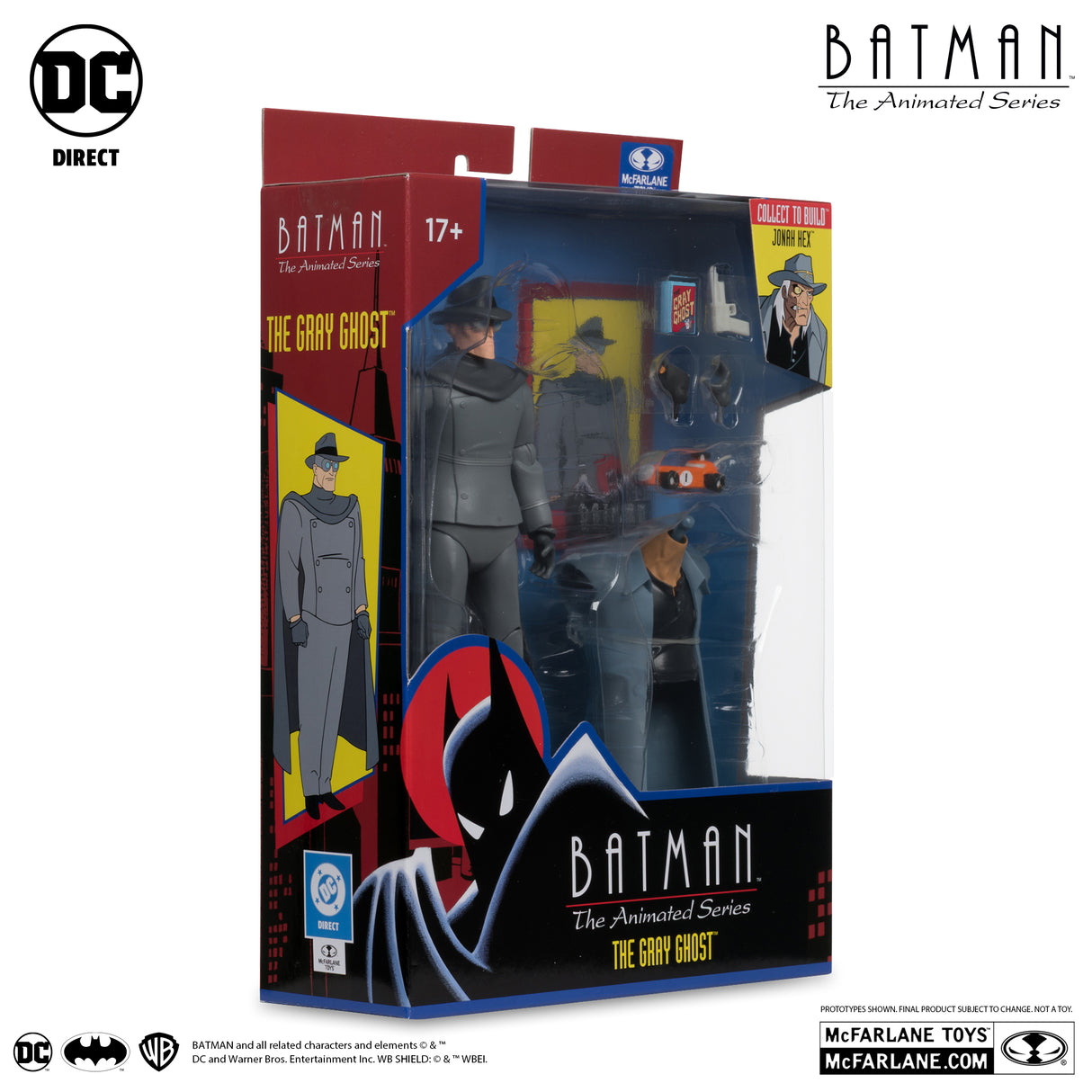 McFarlane Batman the Animated Series Gray Ghost Action Figure