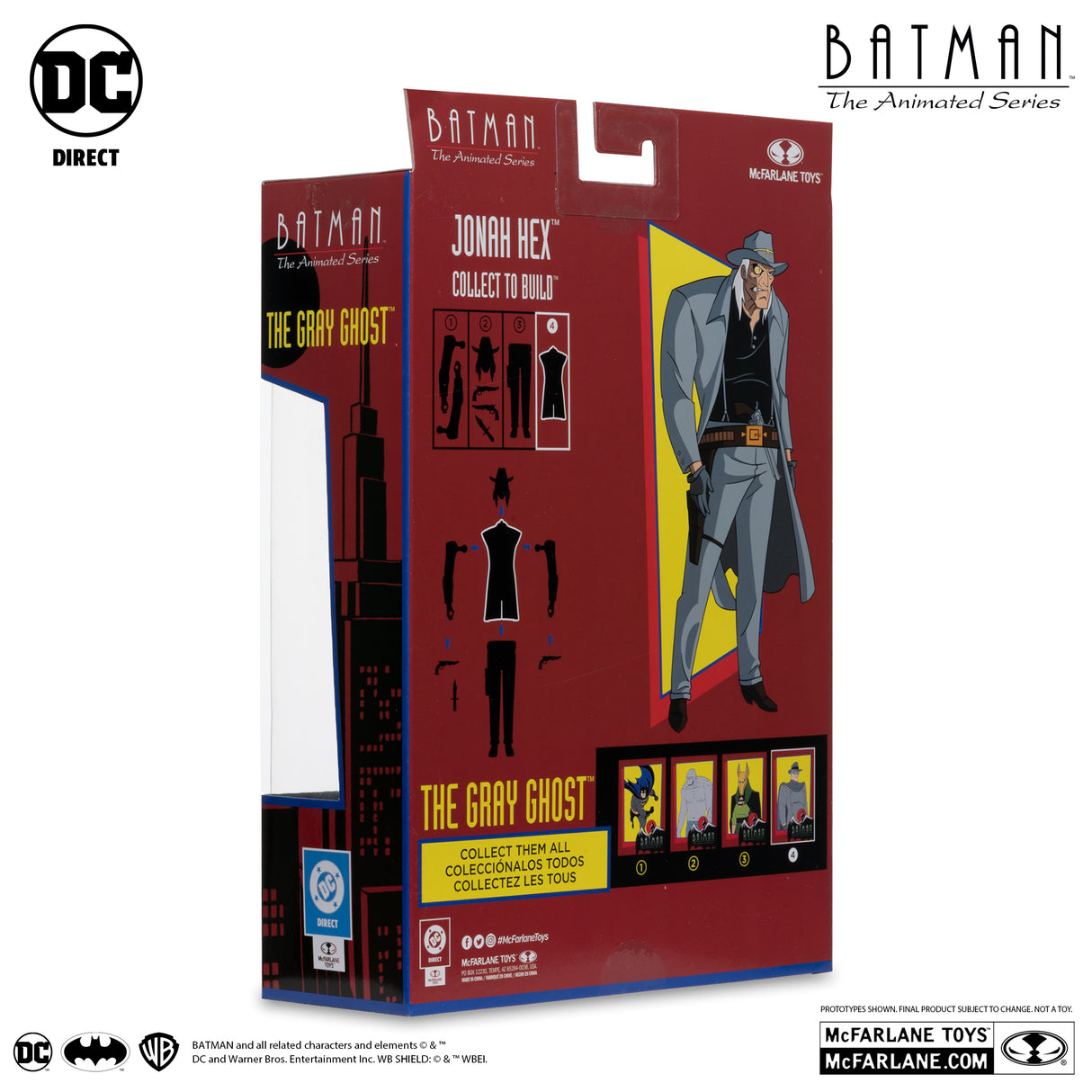 McFarlane Batman the Animated Series Gray Ghost Action Figure