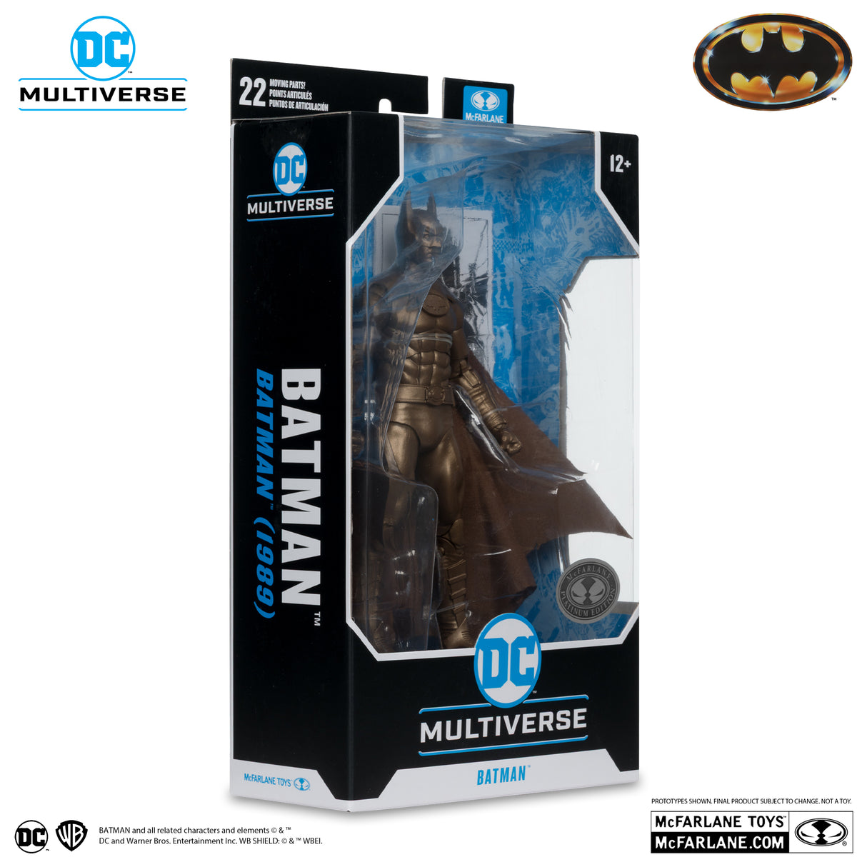 McFarlane Batman (1989) Michael Keaton 7 Inch Platinum Edition Action Figure