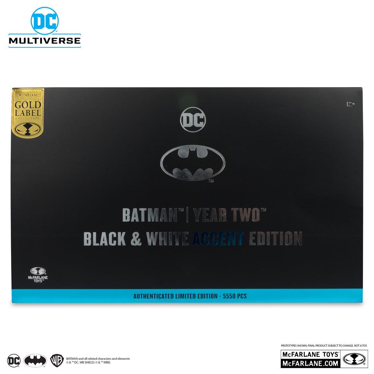 McFarlane Batman Year Two Black and White Accent Edition Gold Label Action Figure