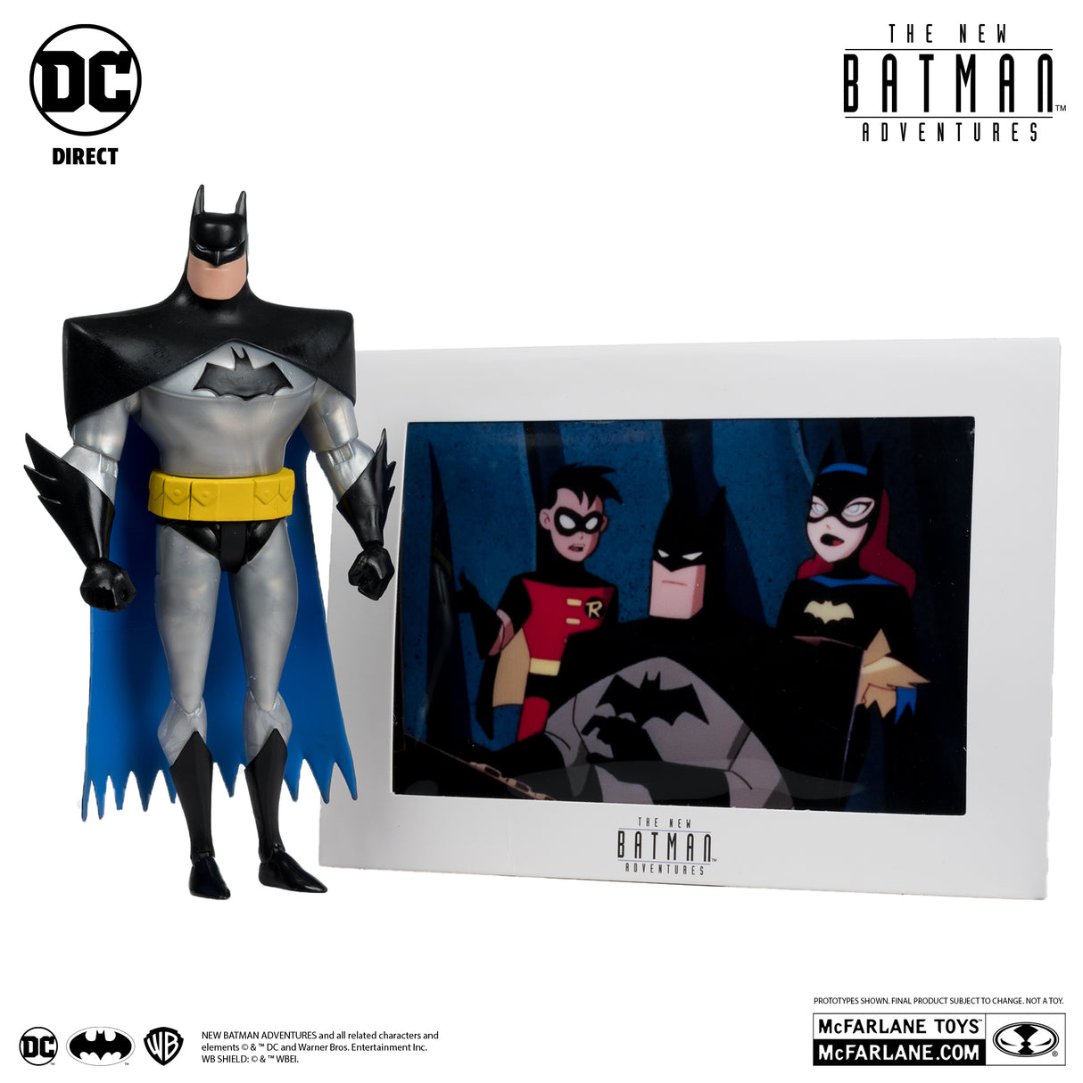 McFarlane The New Batman Adventures Batman Silver 6in Scale Action Figure