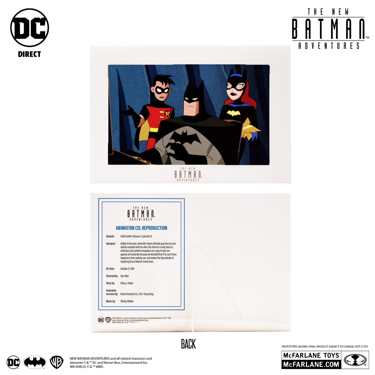 McFarlane The New Batman Adventures Batman Silver 6in Scale Action Figure