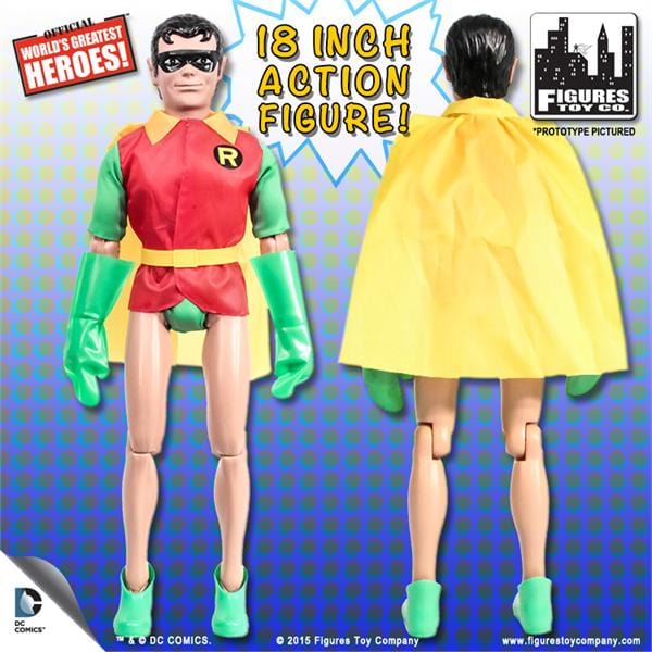 Batman World's Greatest Super Heroes Retro Robin 18 Inch Action Figure