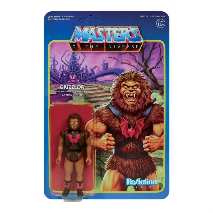 Super7 Masters of the Universe ReAction Grizzlor Figure