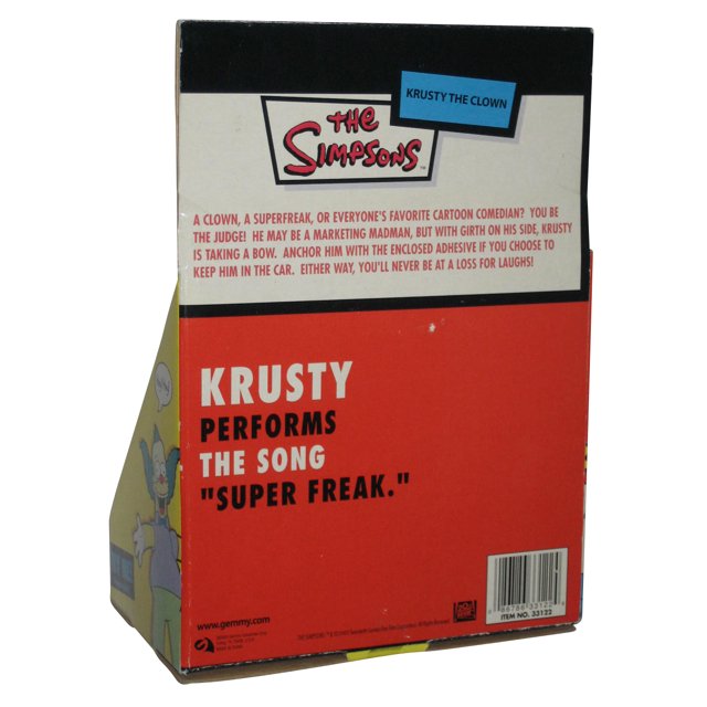The Simpsons Krusty the Clown Rare 8 Inch Figure