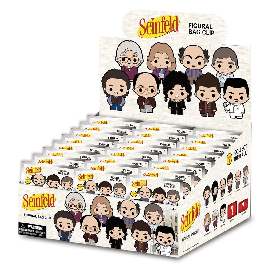 Monogram Seinfeld 3D PVC Bag Clips Blind Figure