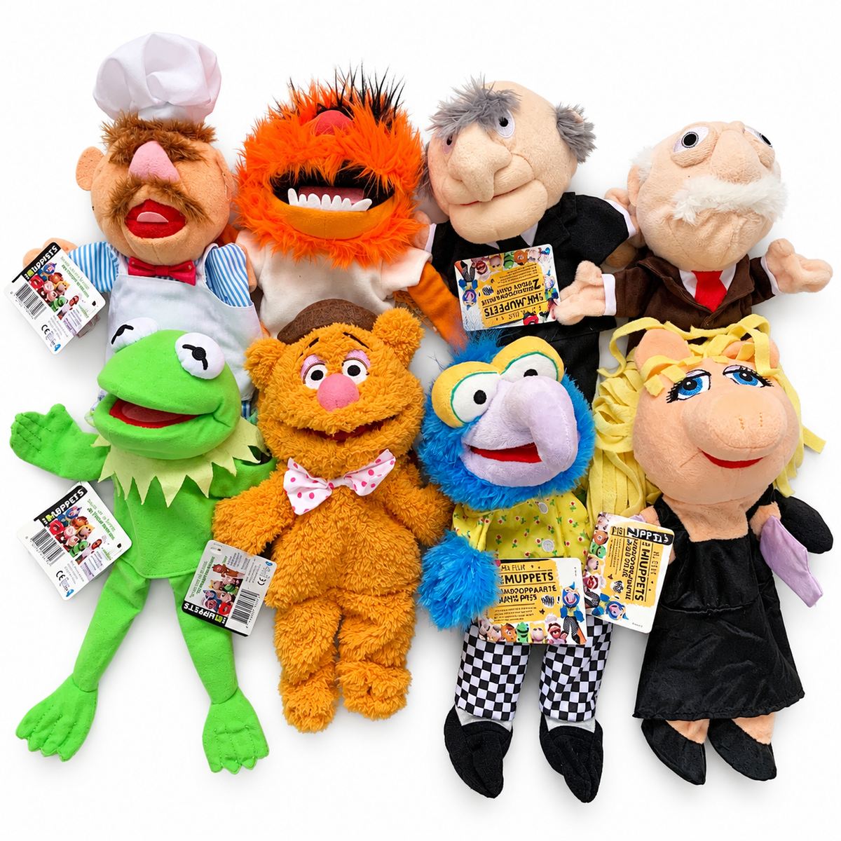 The Muppets Hand Puppets Set of 8 Jim Henson Disney