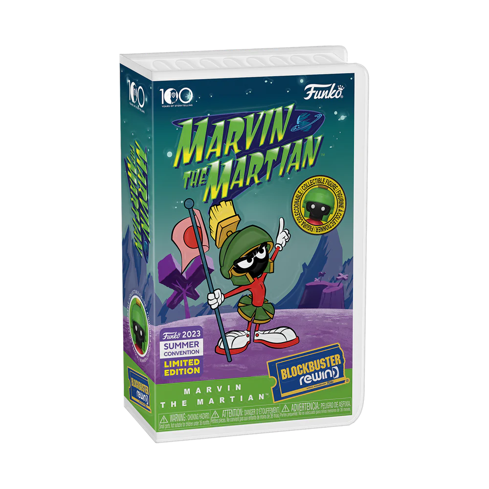 Funko Blockbuster Rewind SDCC Marvin the Martian Vinyl Figure Chance of Chase