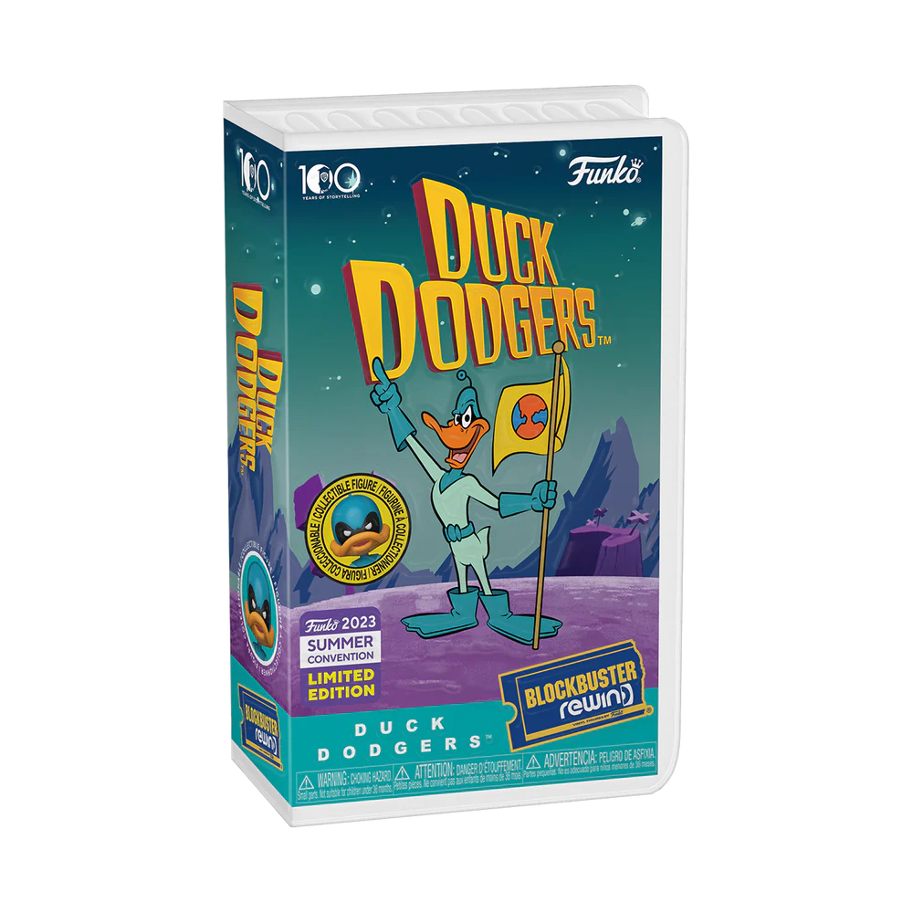 Funko Blockbuster Rewind SDCC Duck Dodgers Vinyl Figure with Chance of Chase