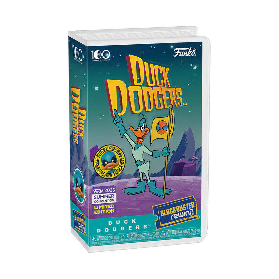 Funko Blockbuster Rewind SDCC Duck Dodgers Vinyl Figure with Chance of Chase