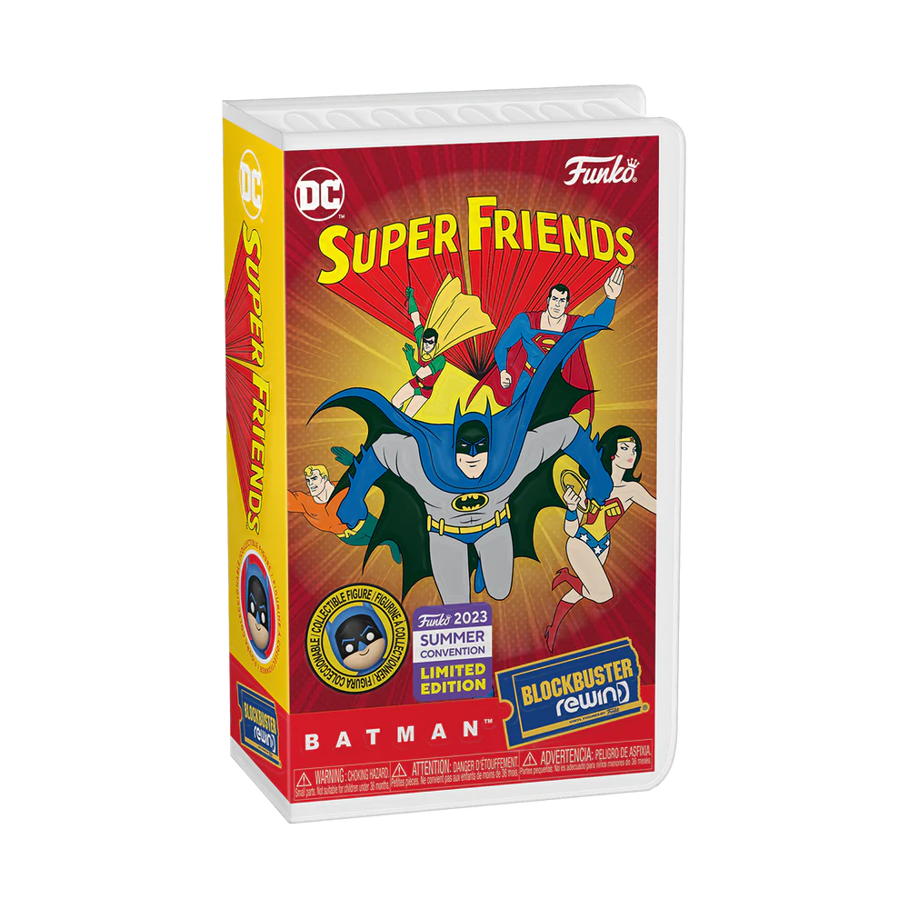 Funko Blockbuster Rewind SDCC Super Friend Batman Vinyl Figure with Chance of Chase
