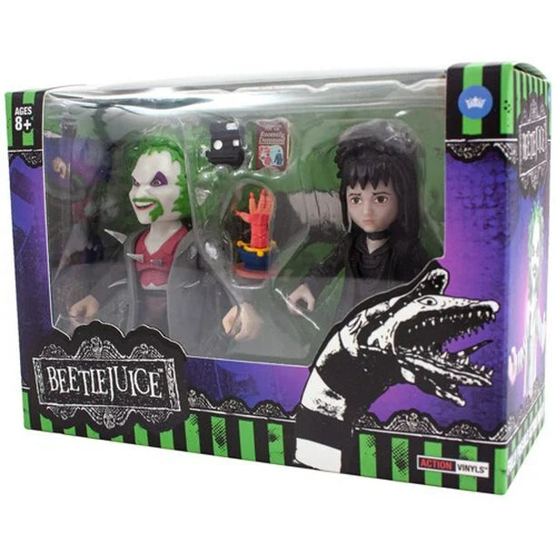 Beetlejuice (Thorny) & Lydia The Loyal Subjects Action Vinyl Figures Twin Pack
