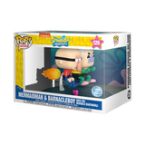Funko POP! Ride Spongebob Squarepants Mermaid Man and Barnacle Boy Invisible Boatmobile Vinyl Figure