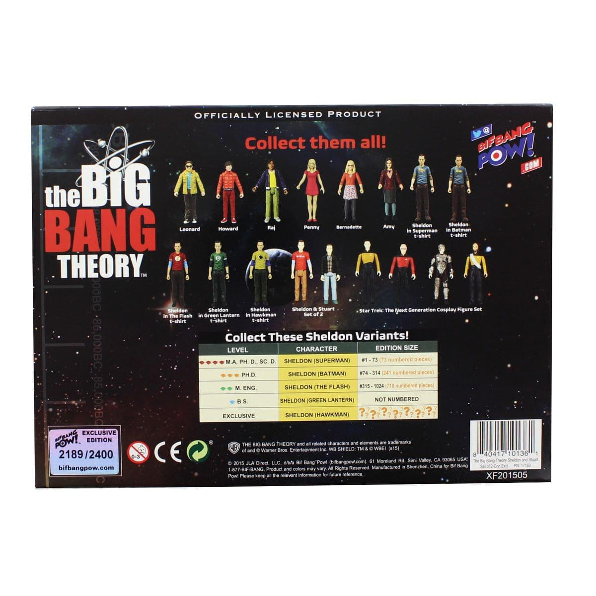 Sheldon Perry Collection The Big Bang Theory Sheldon & Stuart (Con Exclusive) 3 3/4