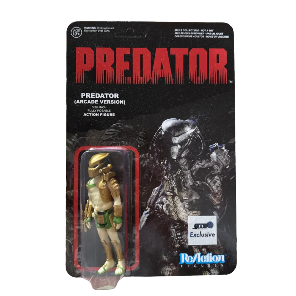 Funko ReAction Predator Arcade Version 3.75" Action Figure Exclusive