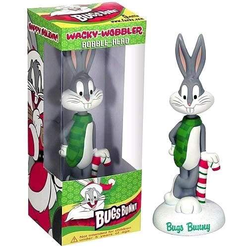 Funko Wacky Wobbler Looney Tunes Christmas Bugs Bunny 15cm Bobble Head