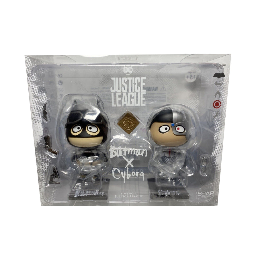 Soap Studios B.Wing X Justice League Batman Cyborg 4" Collectable Figure