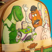 Loungefly x Disney Pixar Toy Story 25th Anniversary Mini Backpack and Purse Wallet Matching Set