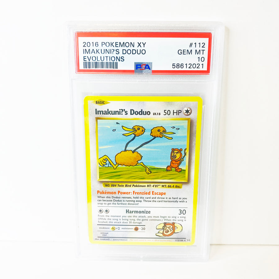 Pokemon Evolutions Ikamuni?'s Doduo PSA 10