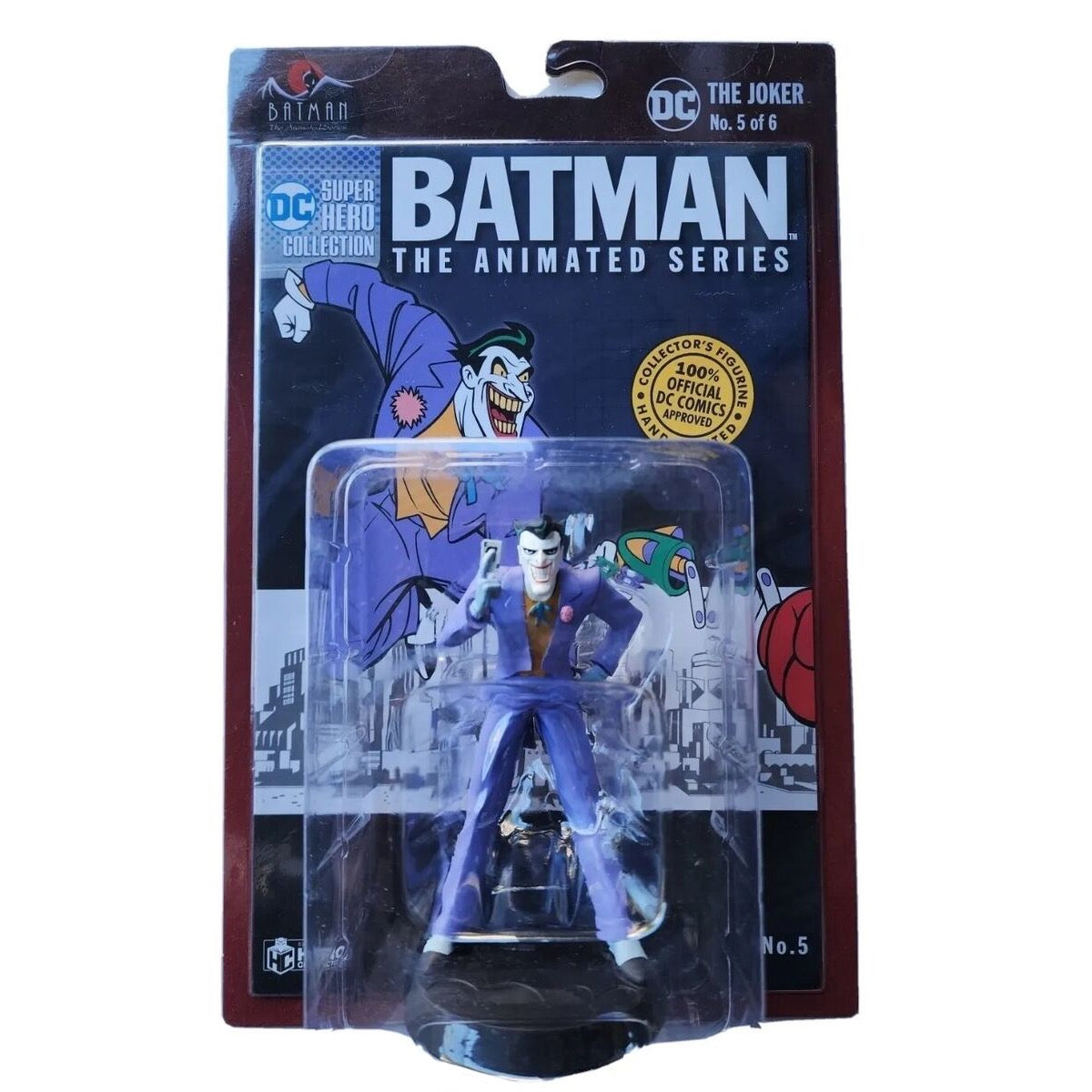 Eaglemoss Batman The Animated Series Joker 4 Inch Figurine with Magazine