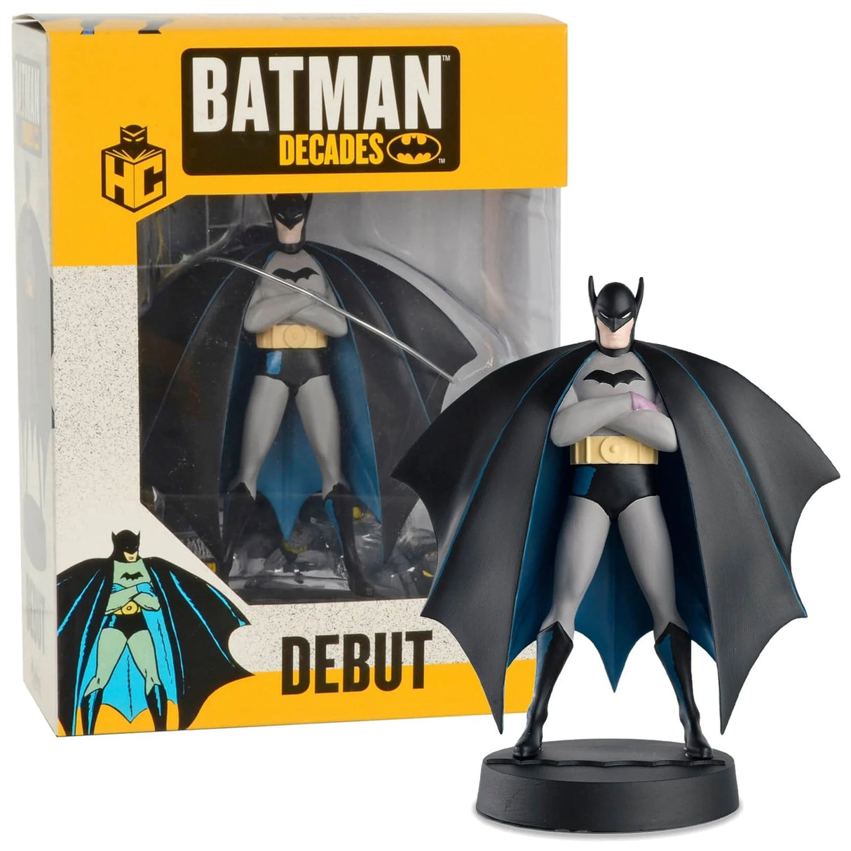 Eaglemoss Batman Decades Debut Figurine