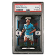 Erling Haaland Manchester City Panini Prizm PSA 10
