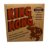 Fossil King Kong Watch with Pewter Figurine