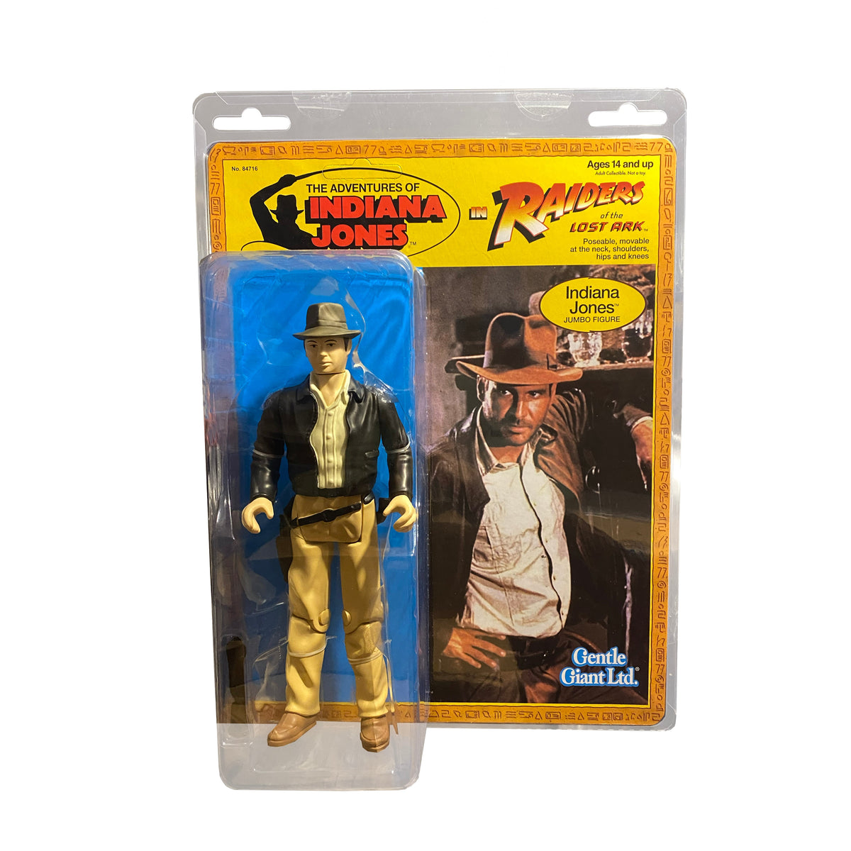 Diamond Indiana Jones: Raiders of the Lost Ark Jumbo Vintage Kenner Ac ...