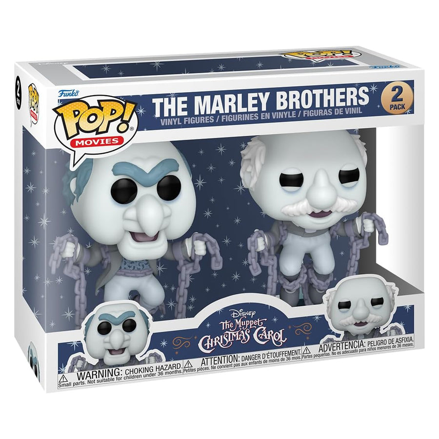 Funko Pop! Disney The Muppet Christmas Carol The Marley Brothers Vinyl Figures