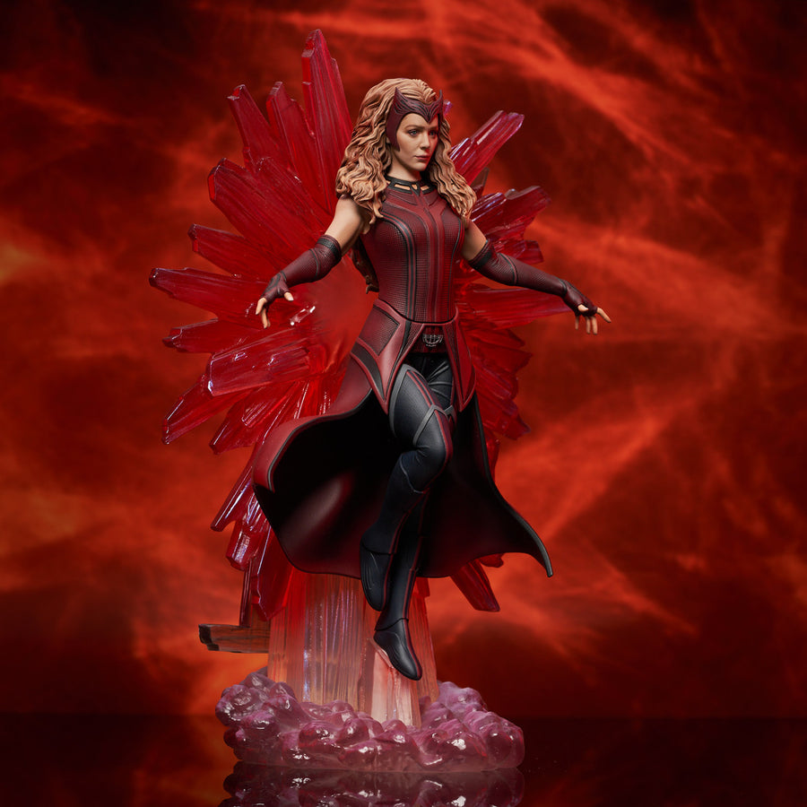 Diamond Marvel WandaVision Scarlet Witch Gallery Diorama 11 Inch Statue