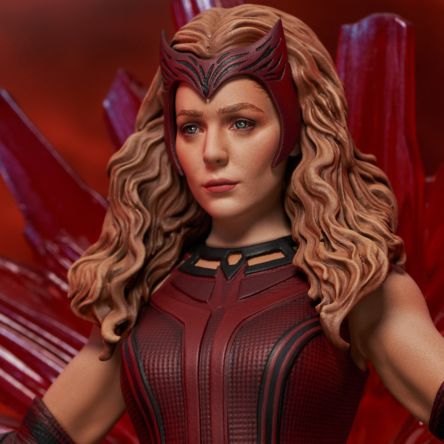 Diamond Marvel WandaVision Scarlet Witch Gallery Diorama 11 Inch Statue