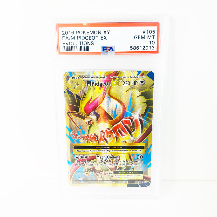 Pokemon Evolutions Pidgeot EX PSA 10