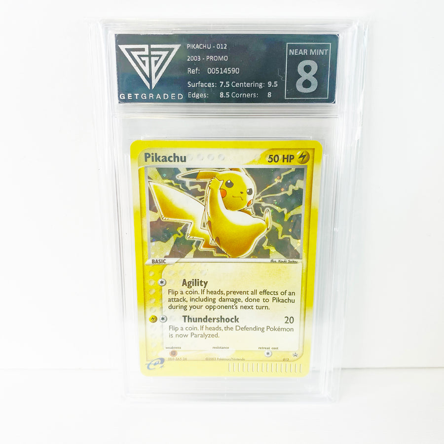 Pokemon Pikachu Black Star Holo Promo Get Graded 8