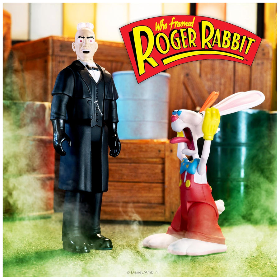 Who Framed Roger Rabbit & Judge Doom Super7 ReAction Figures SDCC Exclusive