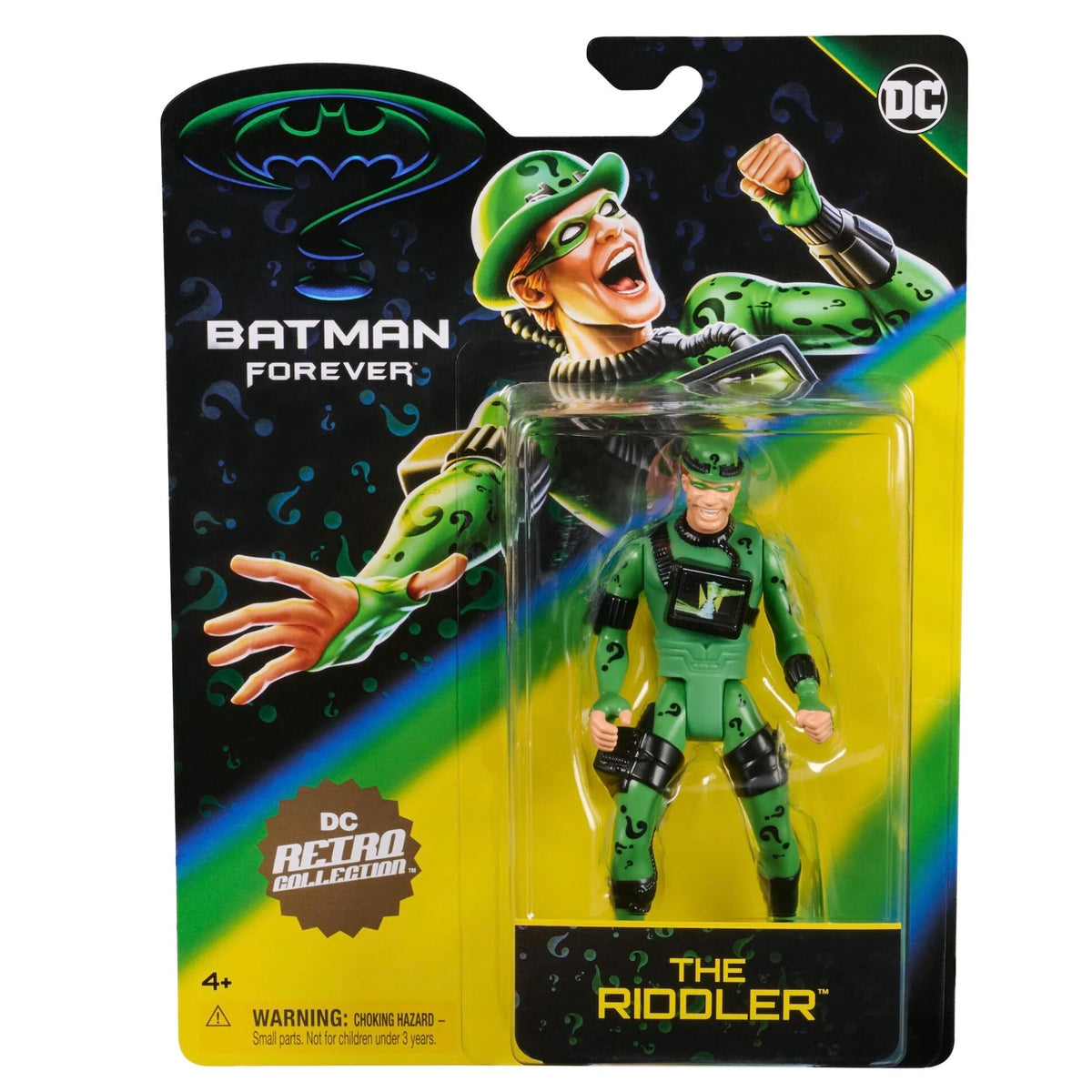 Batman Forever DC Comics Retro Collection Riddler 4 Inch Action Figure ...
