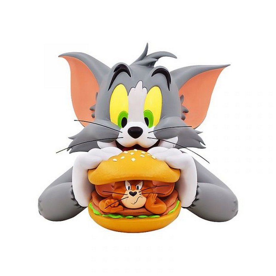 Soap Studio CA178 Tom and Jerry: Mega Burger Bust Figure Statue 1000% Version