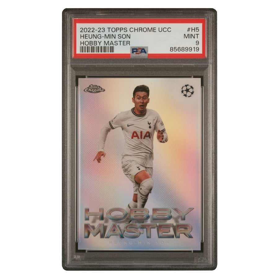 Heung Min Son Hobby Master Case Hit Topps Chrome PSA 9