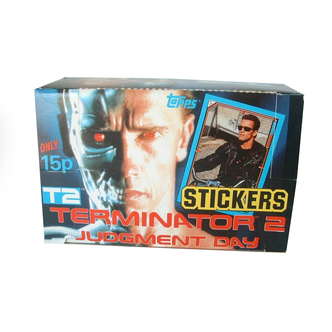 Topps Terminator 2 Judgement Day Stickers Full Box of 48 Packs – Gold ...