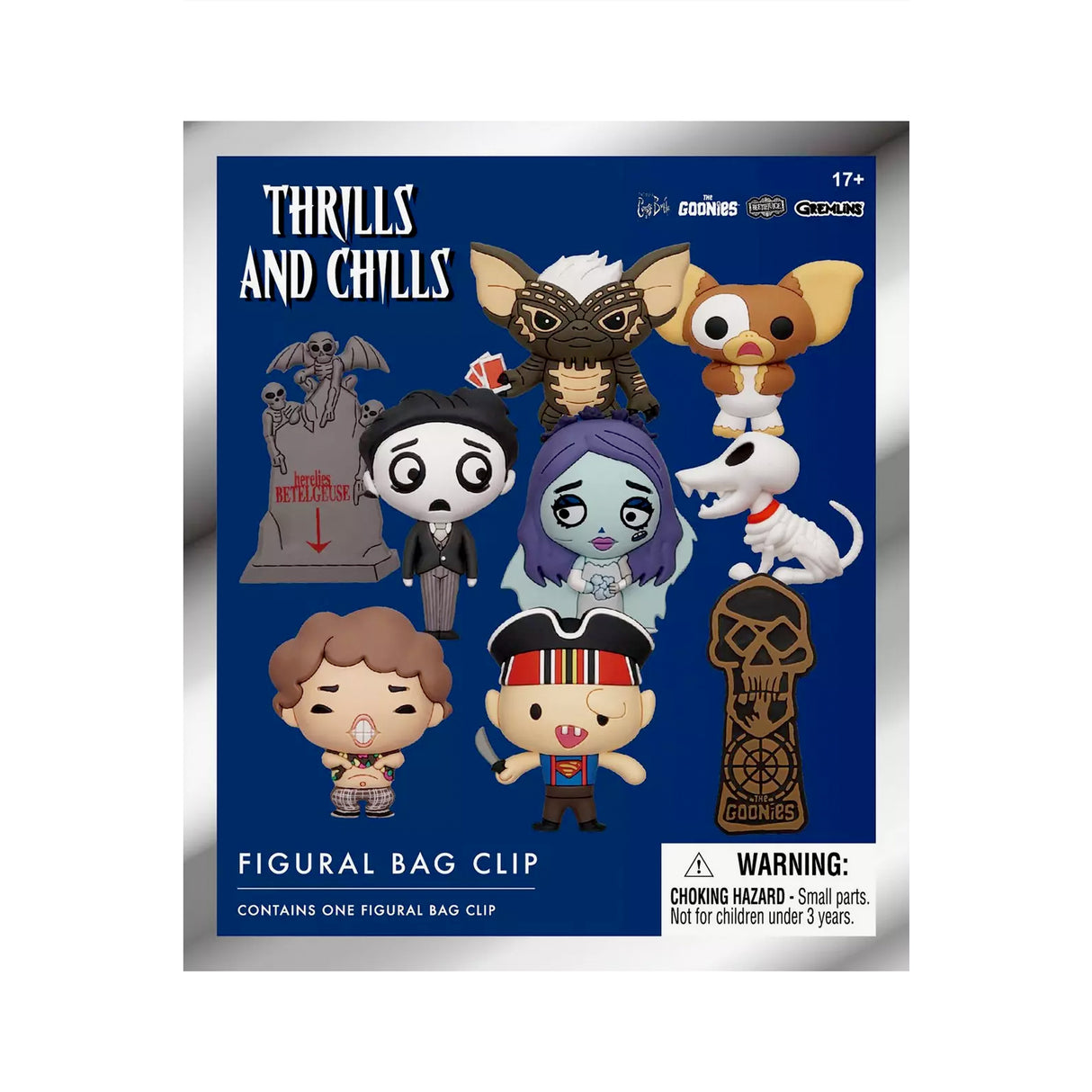 Monogram 3D Figural Foam Bag Clip Warner Bros Horror Thrills And Chills Mystery Blind Bag