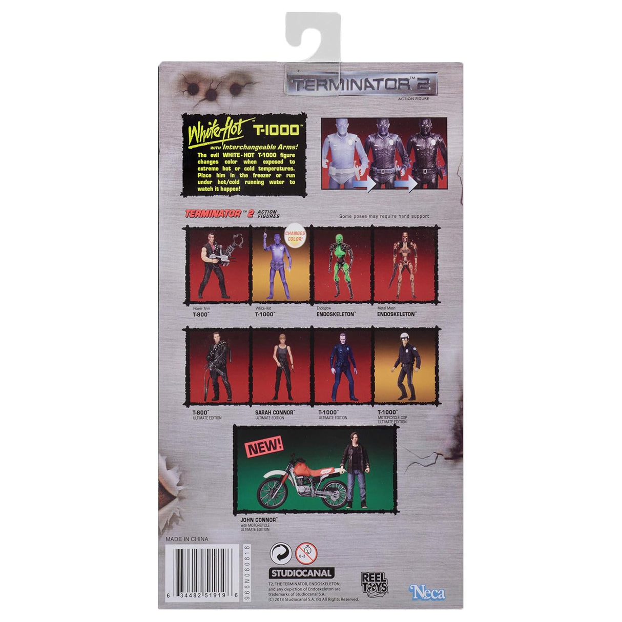 NECA x Kenner Tribute White-Hot T-1000 Action Figure