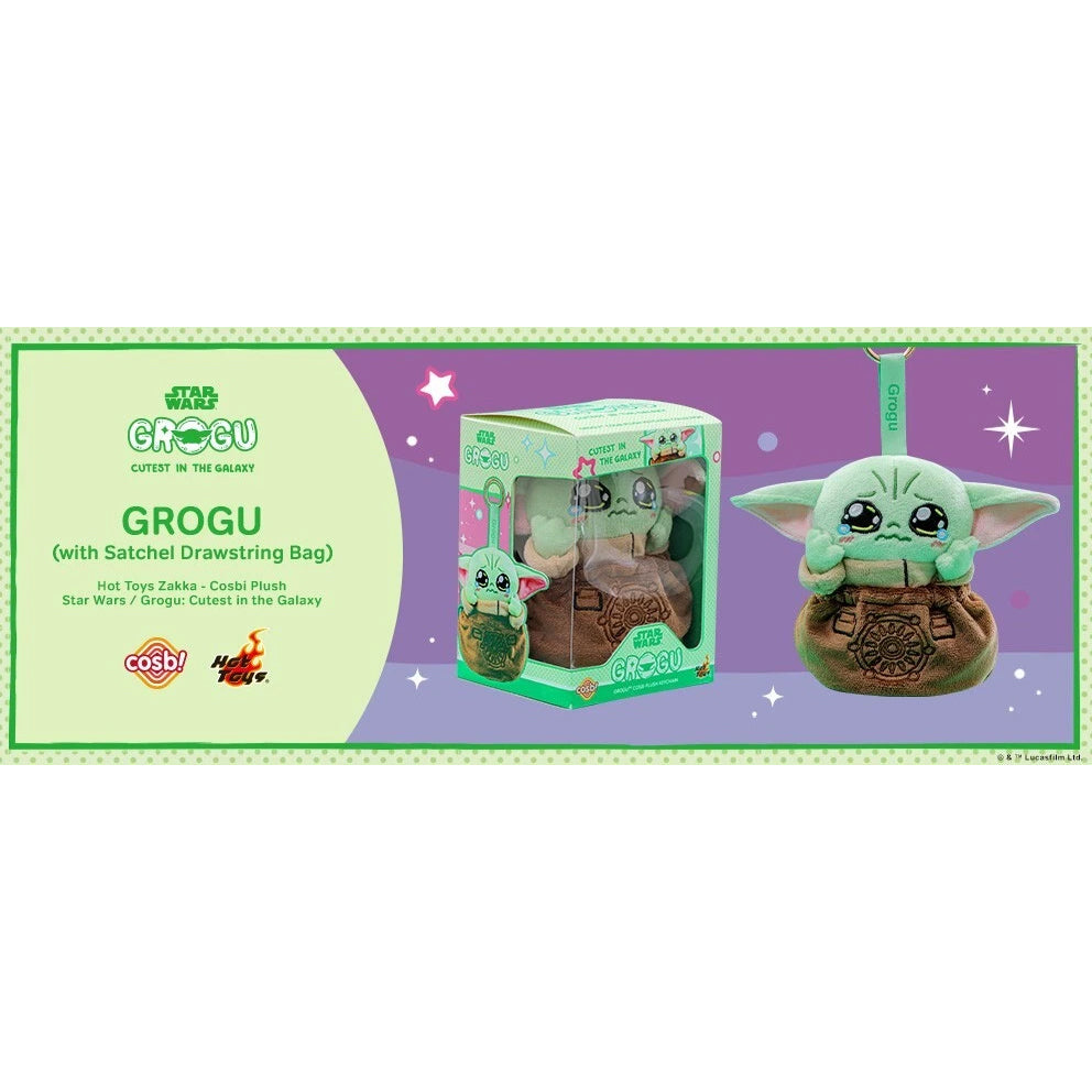Hot Toys Star Wars Cosbi Keychain Plush Grogu Variants