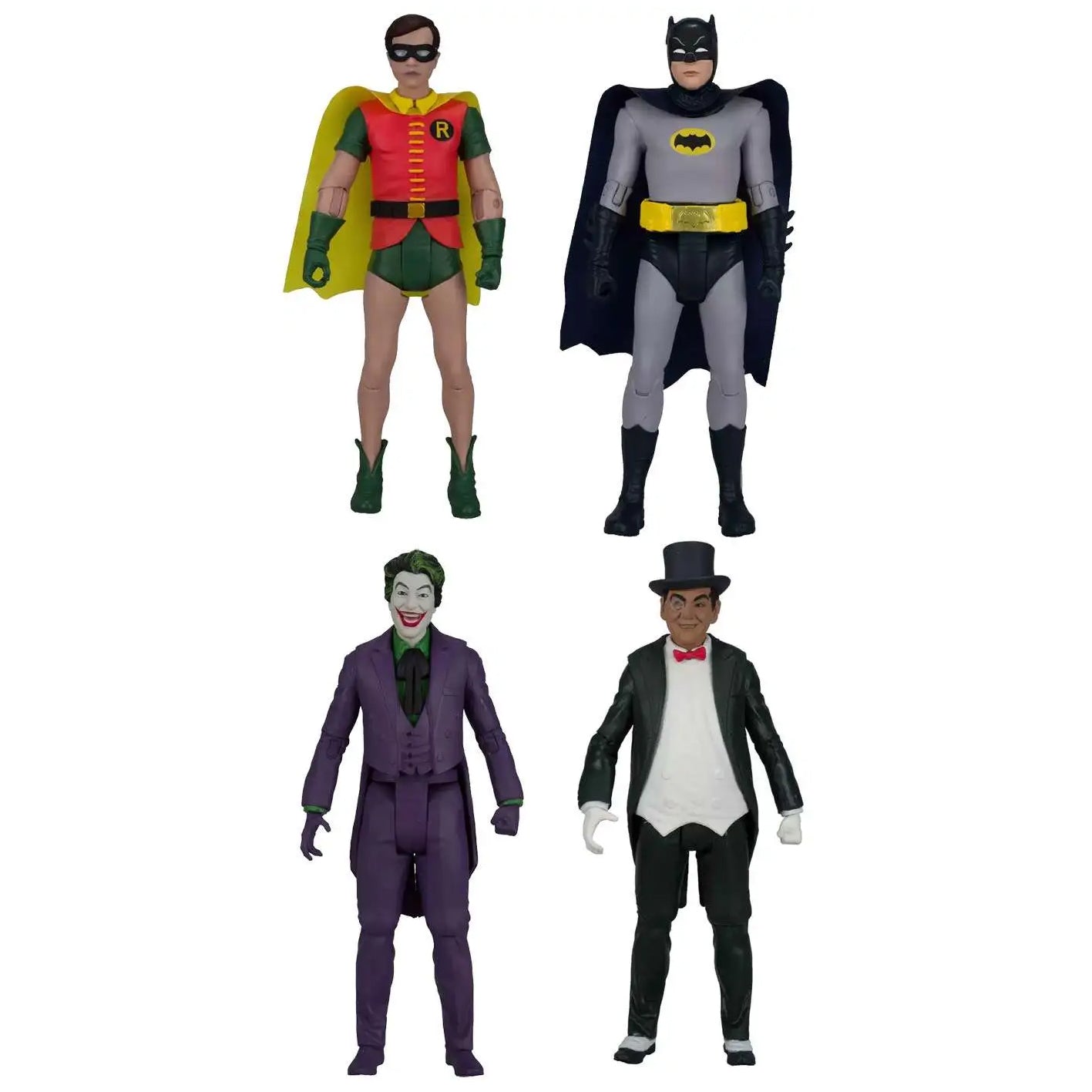McFarlane Toys DC Retro Batman '66 Exclusive Tin Lunchbox Action