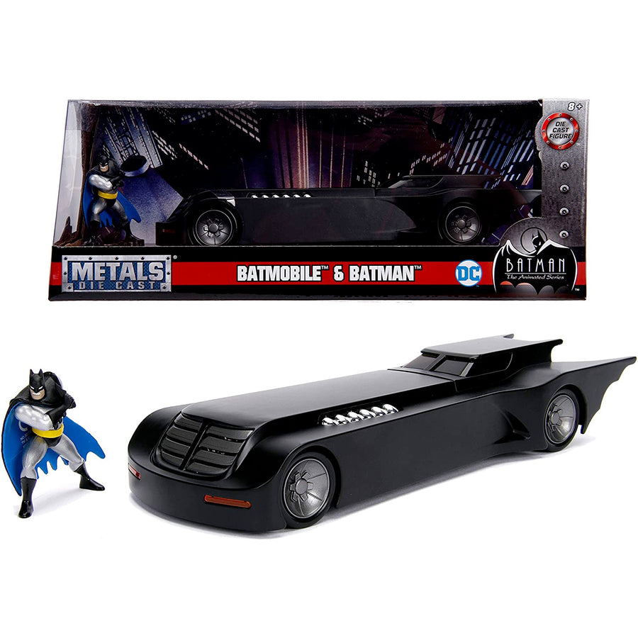 Jada Hollywood Rides Animated Series Batmobile Batman 1 32 Diecast Model Car